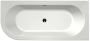 Xenz Charley XS hoekbad rechts 165x75 Bicolor edelweiss ebony incl. 7006 vulcombi zwart mat 7036 0329 VC ZWM - Thumbnail 3