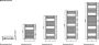 ZEHNDER Aura cv radiator 121 7x60cm 595w middenaansluiting ral 9016 wit - Thumbnail 2