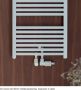 ZEHNDER Zeno radiator 667W recht verticaal buis rond 4 aansluitingen hxlxd 1184x600x30mm glanzend wit RAL9016 - Thumbnail 5