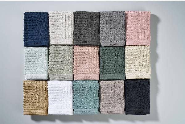 Zone Denmark Classic washandje 30 x 30 cm zwart