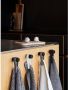 Zone Denmark Loop magnetische handdoekhaak Eucalyptus groen 2 stuks - Thumbnail 4
