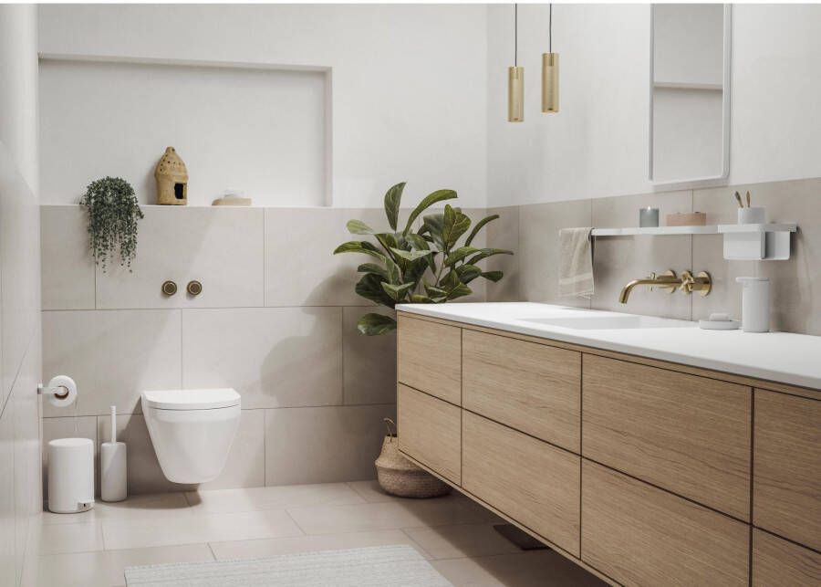 Zone Denmark Rim tandenborstelhouder Wit