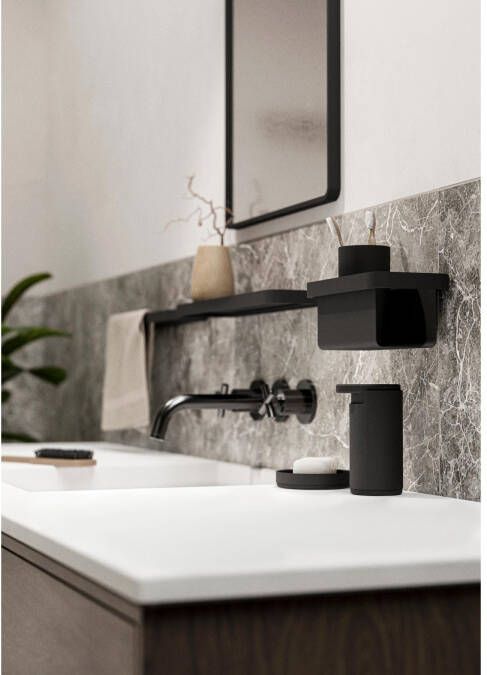 Zone Denmark Rim zeepdispenser Zwart