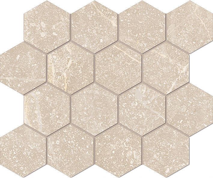 Fondovalle Planeto mozaiektegel hexagon 30x26cm Venus