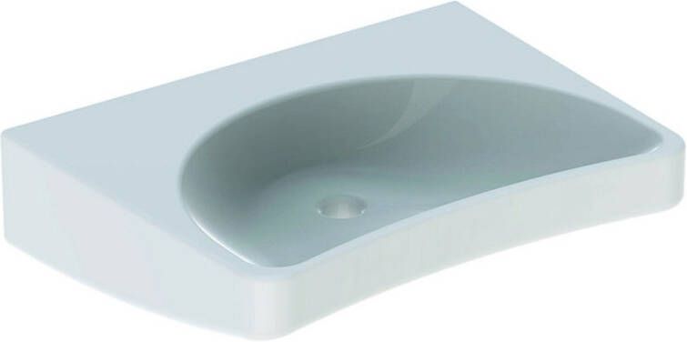 Geberit 300 Comfort Paracelsus rolstoelwastafel zonder kraangat zonder overloop 64x49x18cm wit S8309600000G