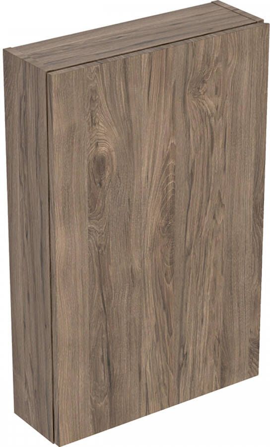Geberit iCon bovenkast 45x70x15cm 1 deur met softclose Spaanplaat Noten 502.318.jr.1