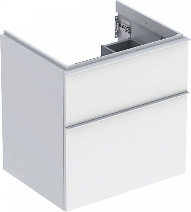 Geberit iCon wastafelonderkast 59.2x61.5x47.6cm 2 lades met softclose Spaanplaat Wit 502.303.01.1