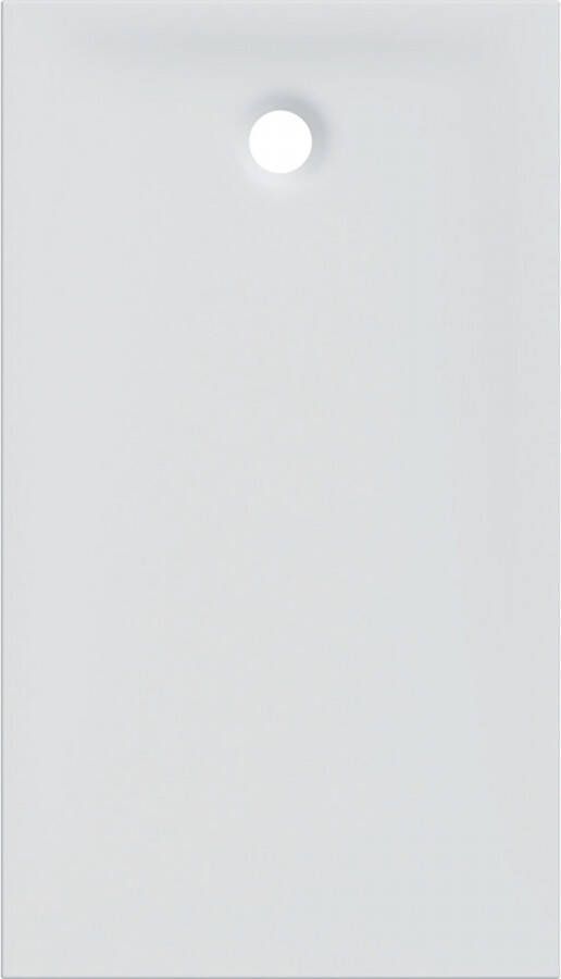 Geberit Nemea rechthoekige douchevloer 140 x 80 cm wit mat
