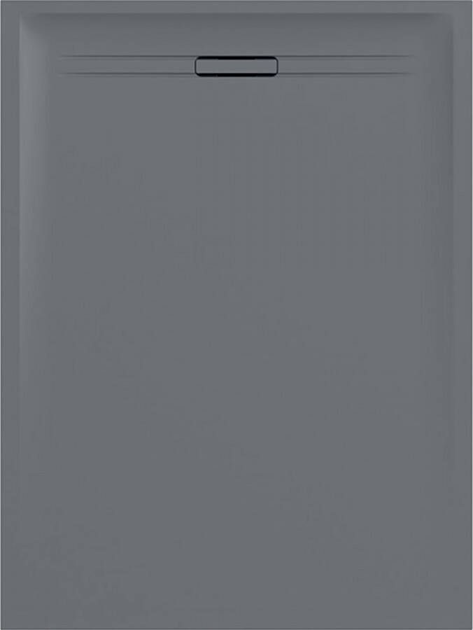 Geberit Sestra Douchevloer 140x90cm grijs leisteen 550.267.00.2