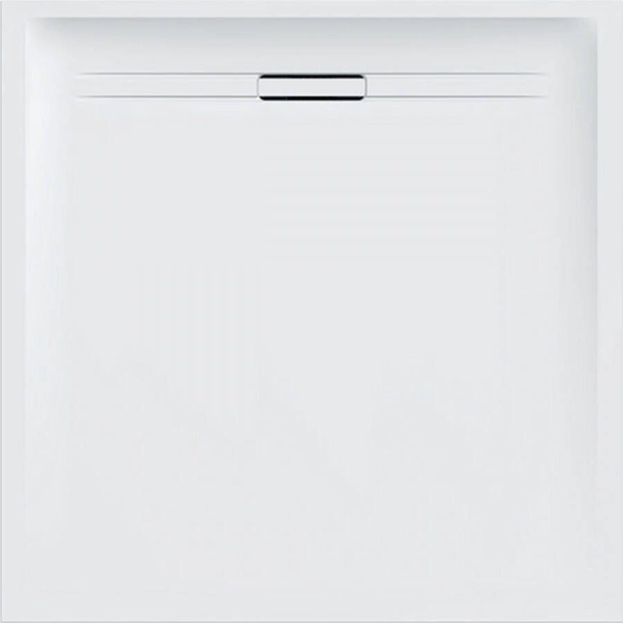 Geberit Sestra Douchevloer 80x80cm wit leisteen 550.290.00.2