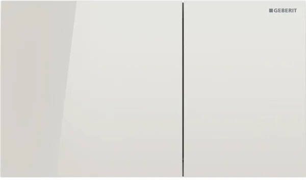 Geberit Drukplaat Sigma 70 Frontbediening 2-toets Glas Zandgrijs - Foto 2