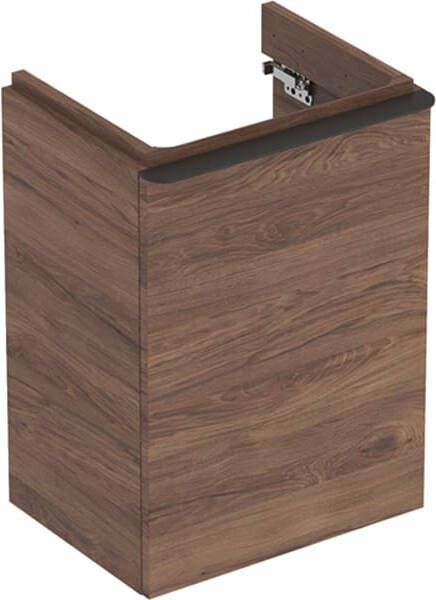 Geberit Smyle Square fonteinonderkast 44 2cm linksdraaiend noten hickory