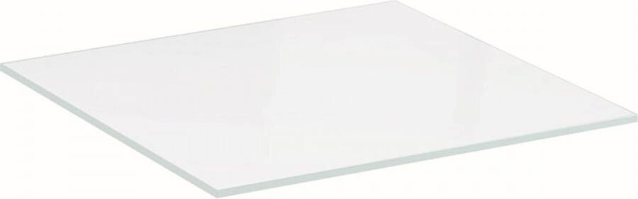 Geberit Xeno2 glasplaat 45x45x0 8cm voor lage kast met 2 lades