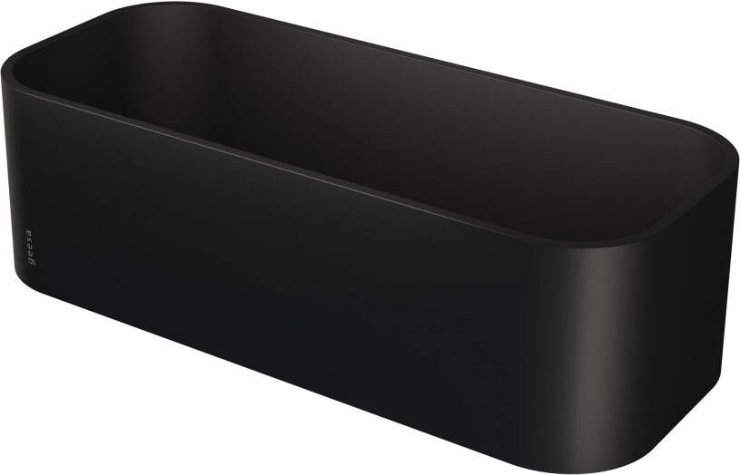 GEESA Frame Multibasket Planchet zwart rechthoekig kunststof 1x etage 80 x 250 x 111mm (HxBxD) - Foto 3