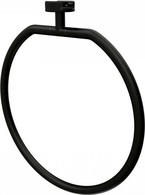 Geesa Leev handdoekring Ø 20 2 cm zwart - Foto 2