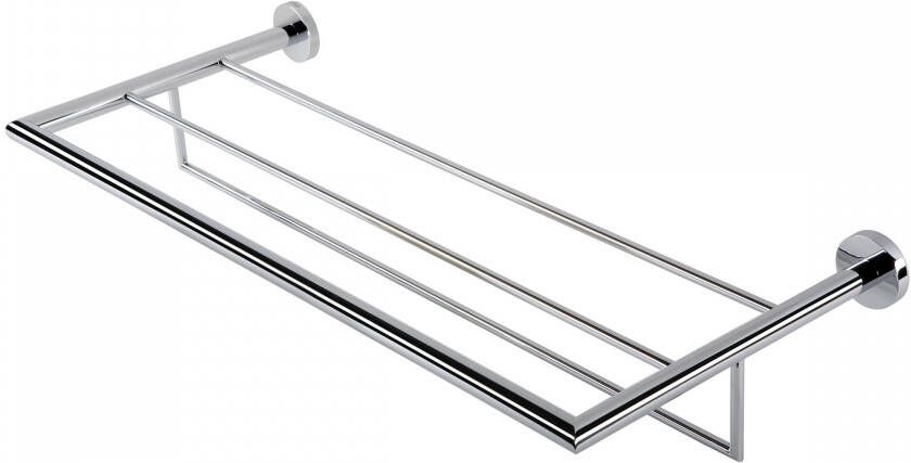 GEESA Nemox Stainless Steel handdoekhouder rvs ronde rozet 102x260x624mm chroom 916552-02 - Foto 2