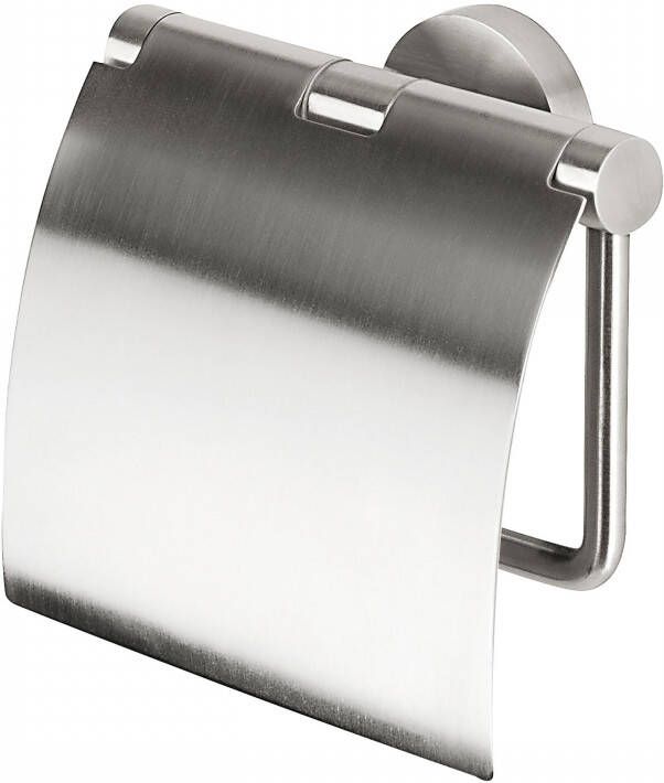 Geesa Nemox Toiletrolhouder met klep RVS geborsteld 916508-05