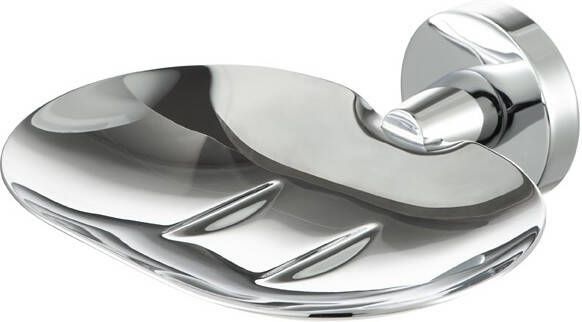 Geesa Nemox zeephouder met messing schaal chroom