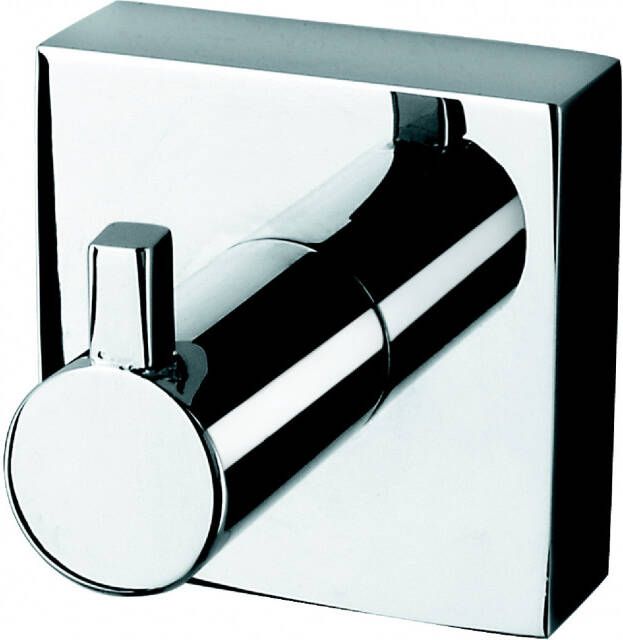 GEESA Nexx handdoekhaak met 1 haak messing verchroomd hxdxl 35x40x35mm kleur chroom - Foto 2