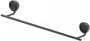 Geesa Handdoekrek Opal 45 cm Zwart Metaal Geborsteld - Thumbnail 2