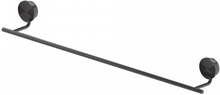 Geesa Opal handdoekrek 60cm geborsteld metaal zwart