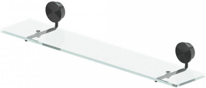 Geesa Opal planchet 60cm geborsteld metaal zwart