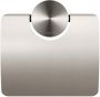 Geesa Opal toiletrolhouder met klep 14 x 2 3 x 13 7 cm RVS geborsteld - Thumbnail 2
