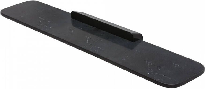 Geesa Shift Planchet 60cm Zwart met matzwarte marmerlook 91990106M6