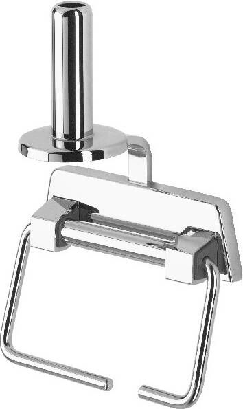 Geesa Standard Toiletrolhouder zonder klep met veer en Reserverolhouder Chroom 915146a