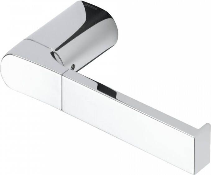 GEESA Wynk toiletrolhouder ovale afdekrozet zonder klep hxdxl 31x90x174mm chroom - Foto 2