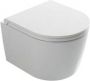 Globo Forty3 rimless hangtoilet verkort 43cm met zitting SC & QR glans wit - Thumbnail 1