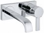 Grohe Allure wastafelmengkraan inbouw laag uitloop 18cm 1 knop chroom 19309000 - Thumbnail 2