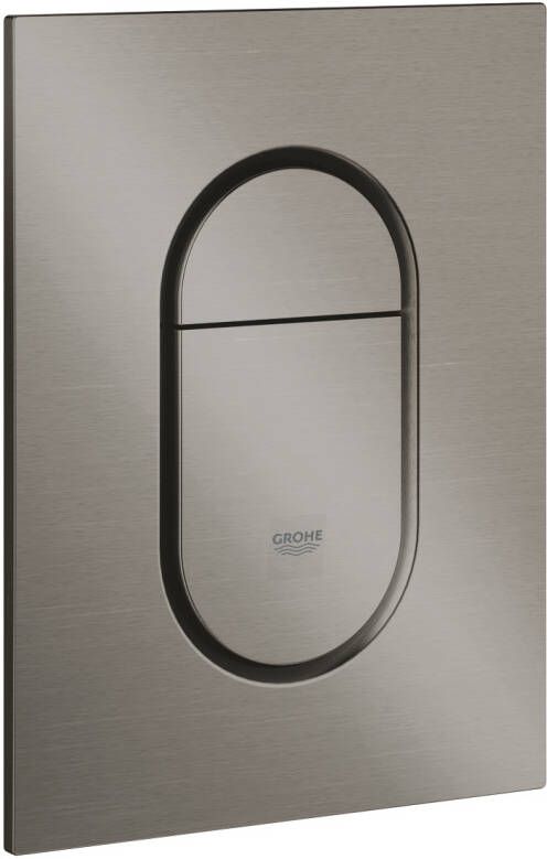 GROHE Arena Cosmopolitan S Bedieningsplaat mechanisch tweeknops 172 x 130mm (LxB) kunststof hard graphite geborsteld