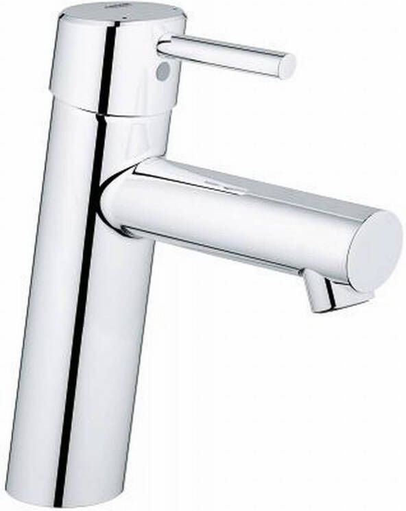 GROHE Concetto Wastafelmengkraan M-size eengreeps 1-gats cartouche keramisch 190mm hoogte glad 133mm uitloop vast chroom