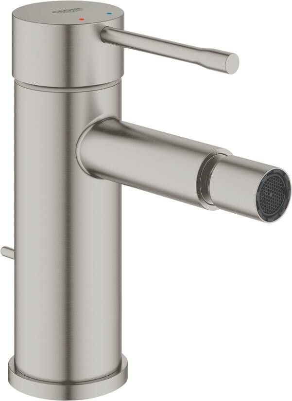 Grohe Essence 1-gats bidetkraan S-size incl. waste Supersteel