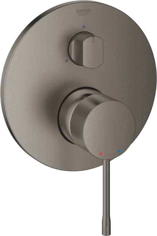 Grohe Essence afbouwdeel mengkraan douche bad met 3-weg omstelling Hard graphite geborsteld