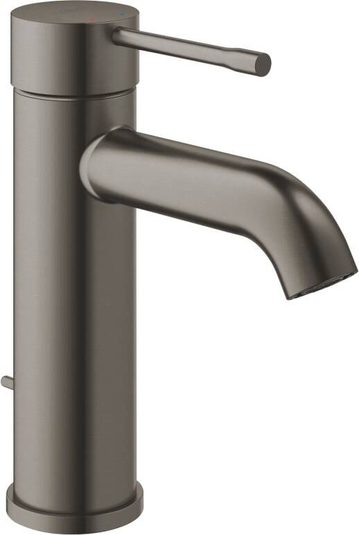 GROHE Essence New Wastafelmengkraan S-size trekwaste eengreeps 1-gats 174mm hoogte 116mm uitloop vast hard graphite geb