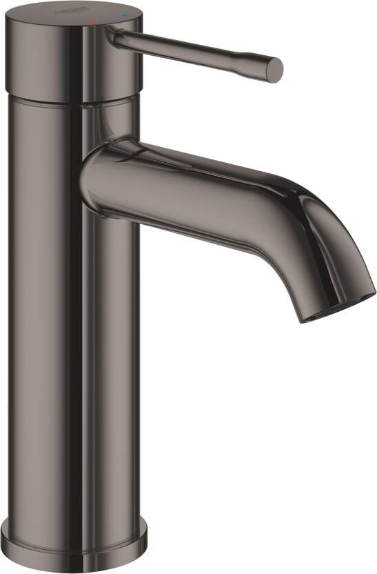 Grohe Essence waterbesparende wastafelkraan S-size m. gladde body Hard Graphic 24172A01
