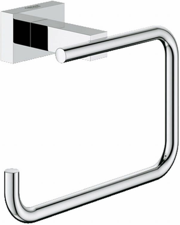 GROHE Essentials Cube Toiletrolhouder rechthoekig wand 1-gats metaal chroom