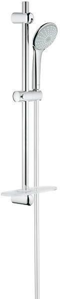 Grohe Euphoria 110 Mono Glijstangset 60cm ronde hanndouche 1 straalsoort gladde doucheslang met zeepschaal chroom 27266001 - Foto 1