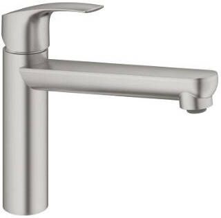 GROHE PROFESSIONAL Grohe Eurosmart keukenmengkraan met medium uitloop supersteel