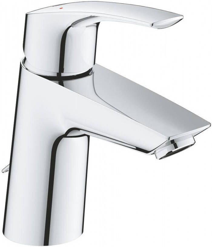 GROHE PROFESSIONAL Grohe Eurosmart S-Size wastafelkraan eengreeps 3 8" met ketting 149mm blad kraangatmontage chroom