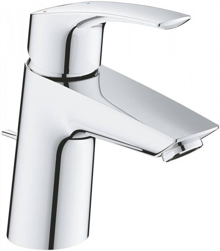 GROHE PROFESSIONAL Grohe Eurosmart S-Size wastafelkraan eengreeps 3 8" met waste 149mm blad kraangatmontage chroom - Foto 2