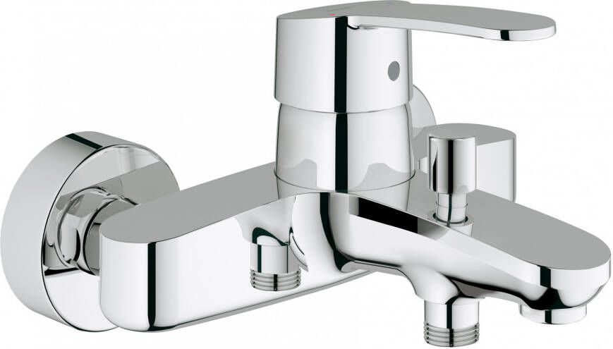 Grohe Eurostyle Cosmopolitan badkraan met omstel en koppelingen chroom 33591002
