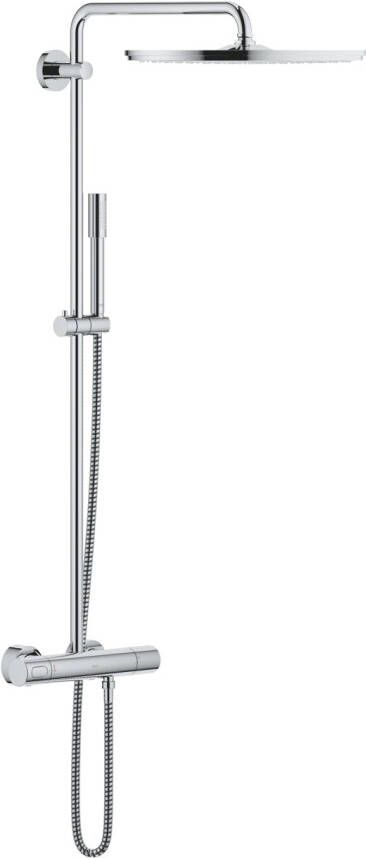 Grohe Rainshower Cosmopolitan Regendoucheset Opbouw hoofddouche Ø40cm handdouche sena thermostatisch chroom 27174001