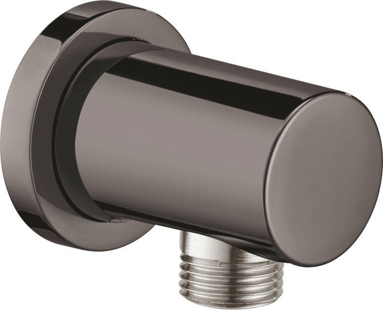 GROHE Rainshower wandaansluitbocht met een ronde rozet Hard Graphite 27057A00 - Foto 2