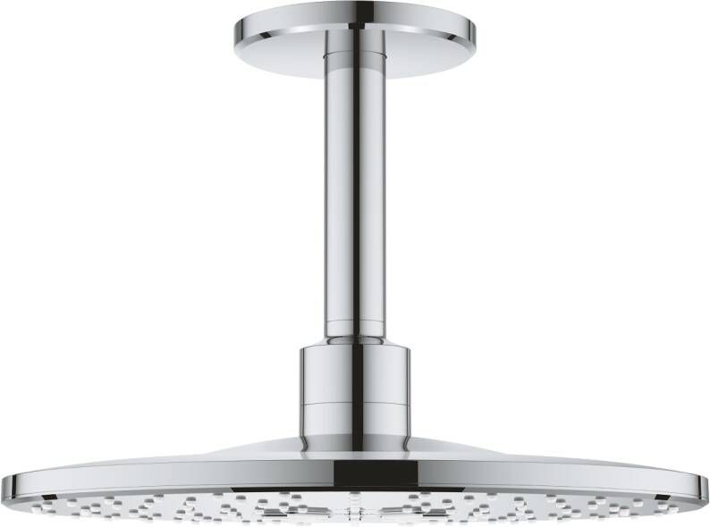 Grohe Rainshower Smartactive 310 ronde hoofddoucheset plafondmontage 14.2 cm. 2 straalsoorten Chroom