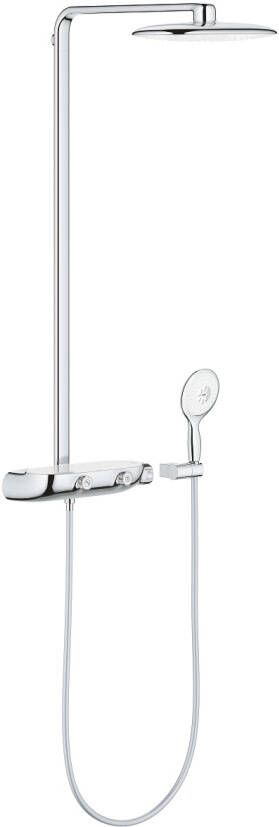 Douche Concurrent Doucheset Grohe Rainshower SmartControl Douchesysteem met Thermostatische Douchekraan 360 Mono met Hoofd en Handdouche Chroom