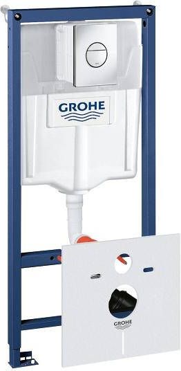 Grohe Rapid SL WC element voor voorwand of systeemwandmontage 113cm met bedieningsplaat Nova Cosmopolitan 38813001