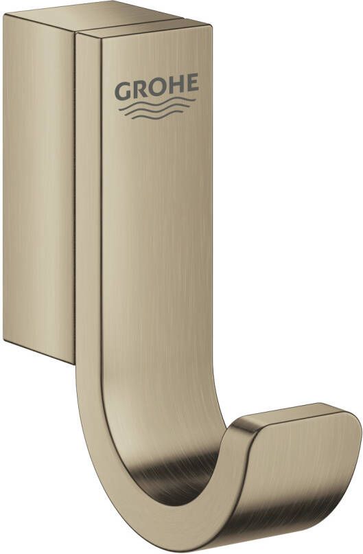 Grohe Selection enkele wand handoekhaak Nickel geborsteld